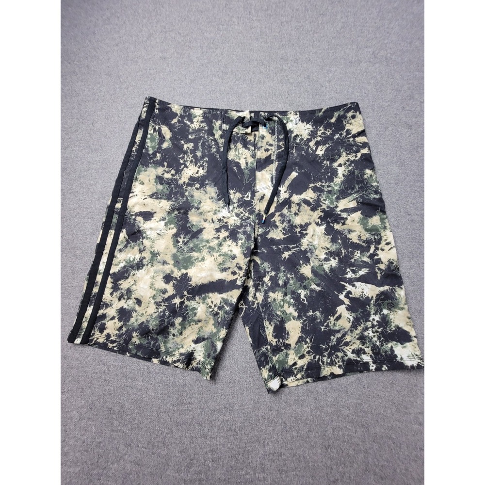 Hurley Phantom Board Shorts Men Multi Tie Dye Surf Surfing Water Polo Drawstring